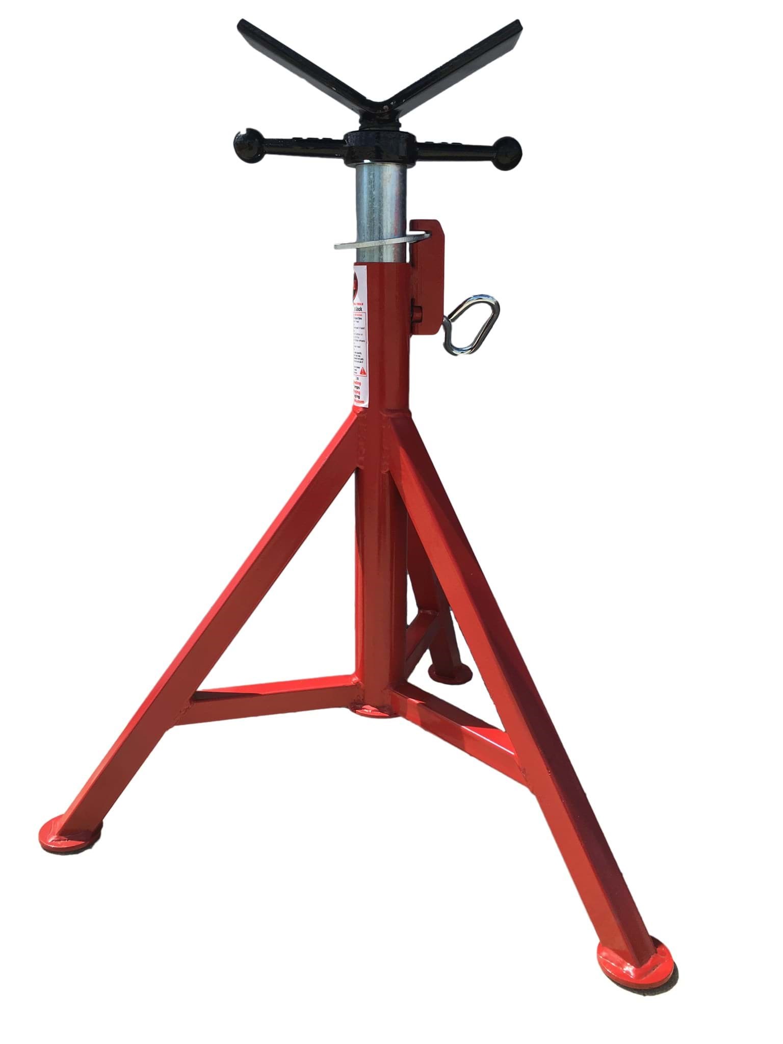 Picture of Pipe Jack Fixed Leg - Super Duty Gusseted V w/ Solid Acme Rod (V-Gusset)