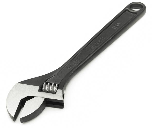 Picture of Adjustable Wrench Black Wright – 10”