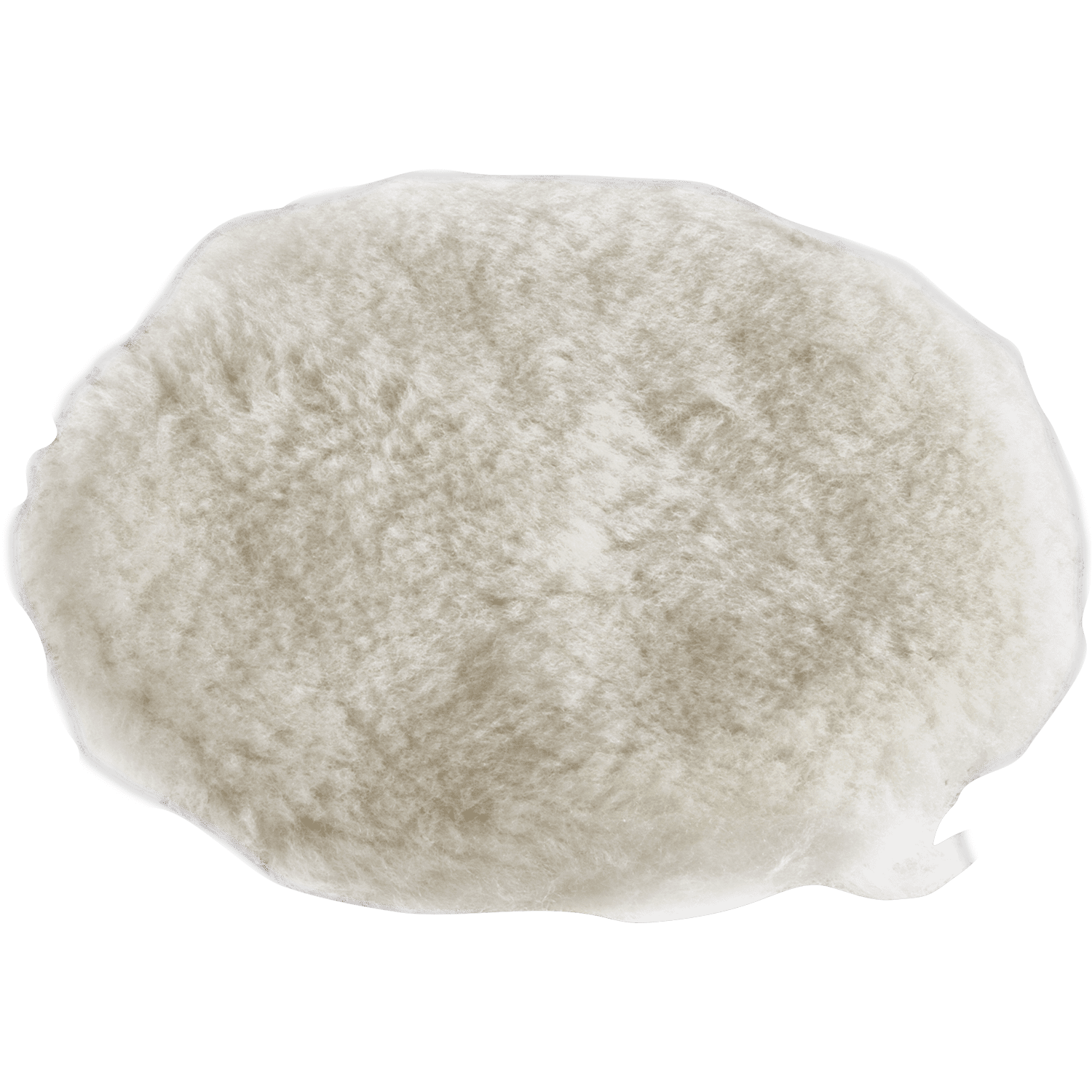 Picture of 6" Round Hook and Loop Wool Polishing Pad