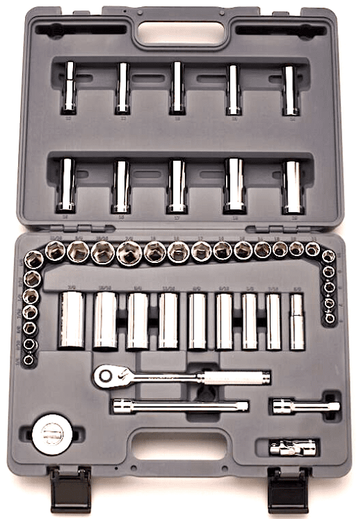 Picture of Socket Set w/ Ratchet Drive 3/8" 6 Point Wright - 49pc.