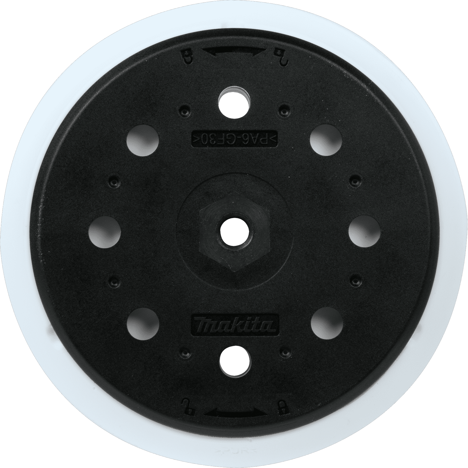 Picture of 6" Round Sanding Backing Pad, Hook & Loop, Soft