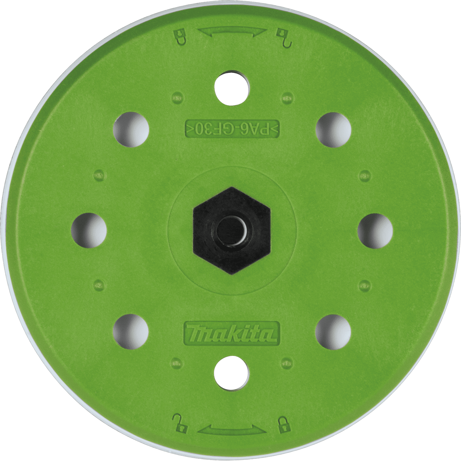 Picture of 6" Round Polishing Backing Pad, Hook & Loop, Hard