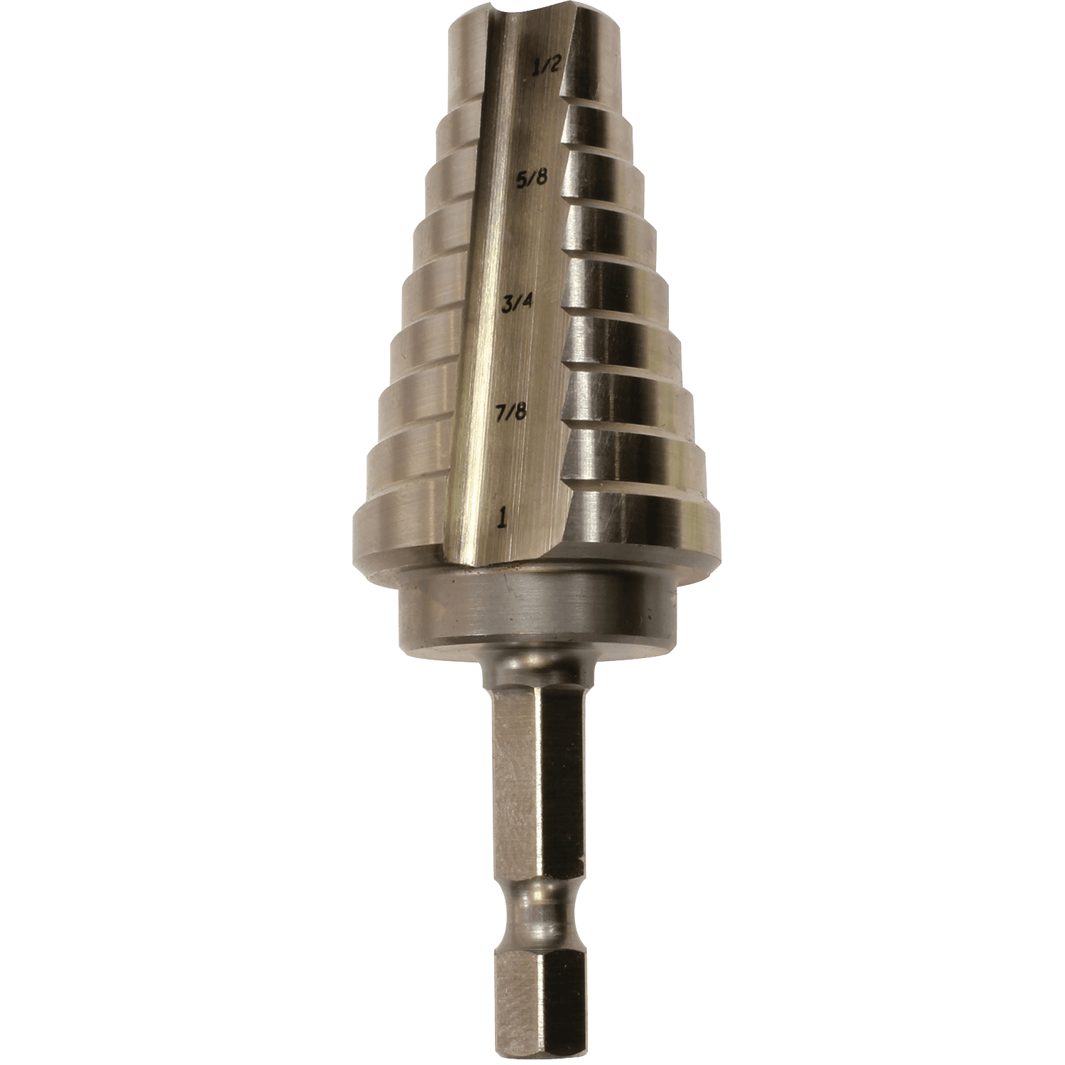 Picture of 1/2" - 1" H.S.S. Step Drill Bit, 1/4" Hex Shank