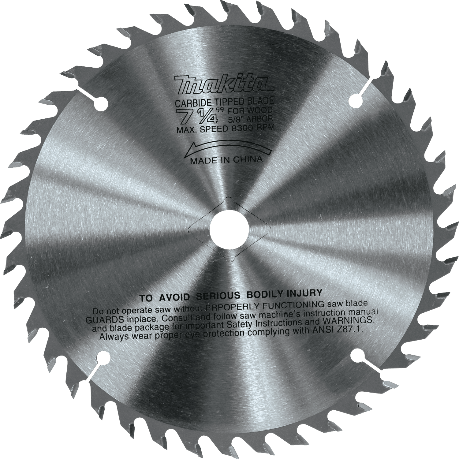 Picture of 7-1/4" 40T Carbide-Tipped Circular Saw Blade, Fine Crosscutting