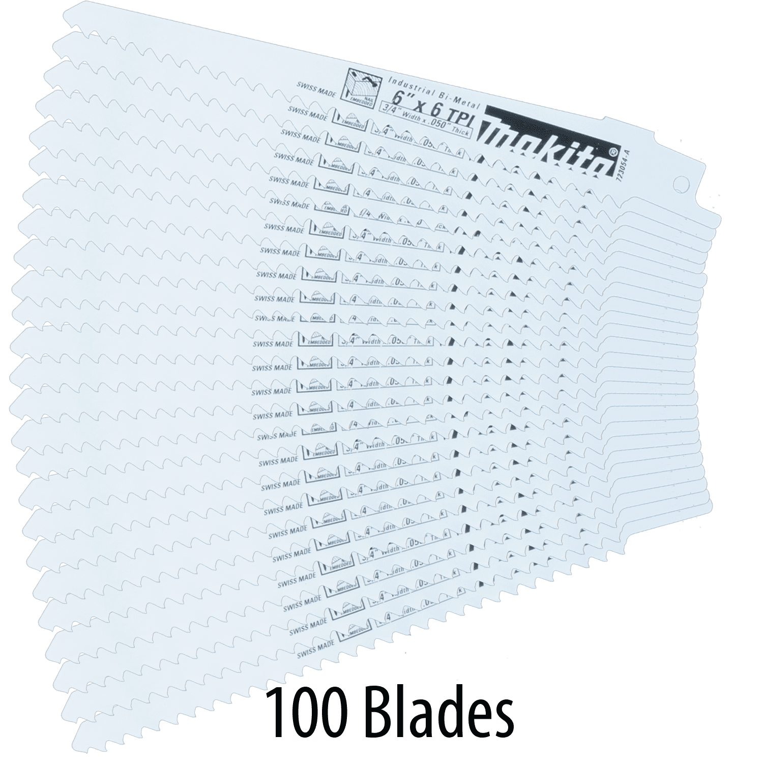 Picture of 6" Wood Cutting Recipro Saw Blade, 6TPI, 100/pk