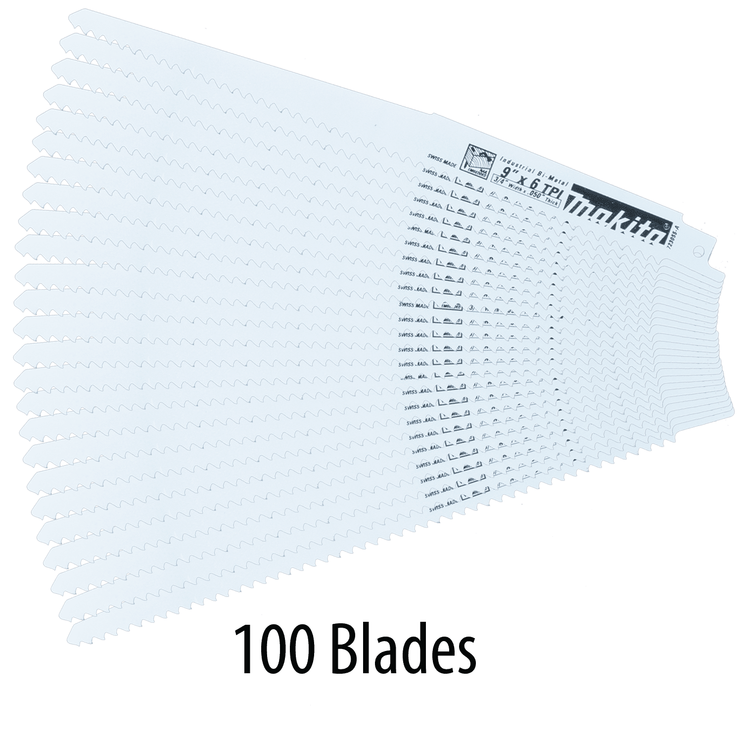 Picture of 9" Wood Cutting Recipro Saw Blade, 6TPI, 100/pk