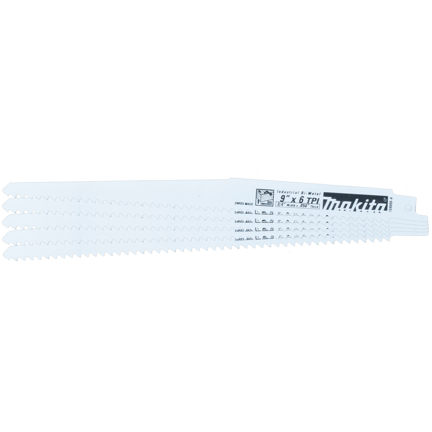 Picture of 9" Wood Cutting Recipro Saw Blade, 6TPI, 5/pk