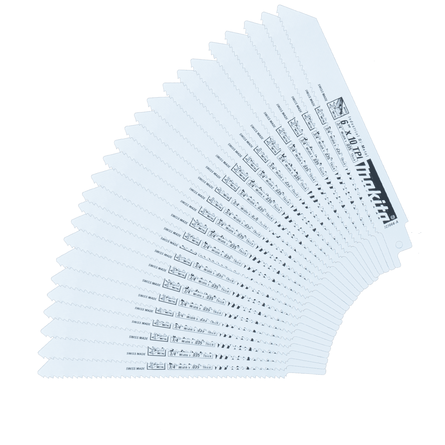 Picture of 6" All-Purpose Recipro Saw Blade, 10TPI, 25/pk