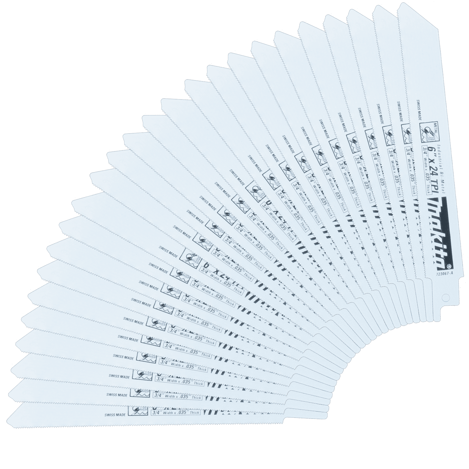 Picture of 6" Metal Cutting Recipro Saw Blade, 24TPI, 25/pk