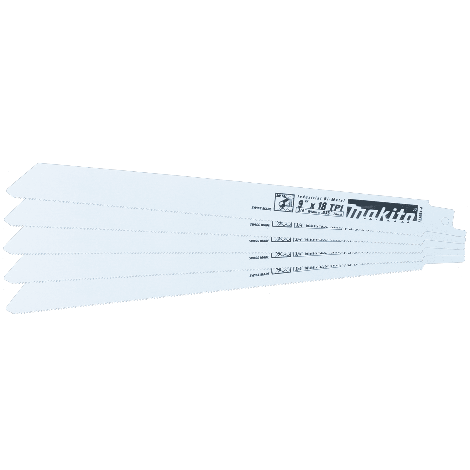 Picture of 9" Metal Cutting Recipro Saw Blade, 18TPI, 5/pk