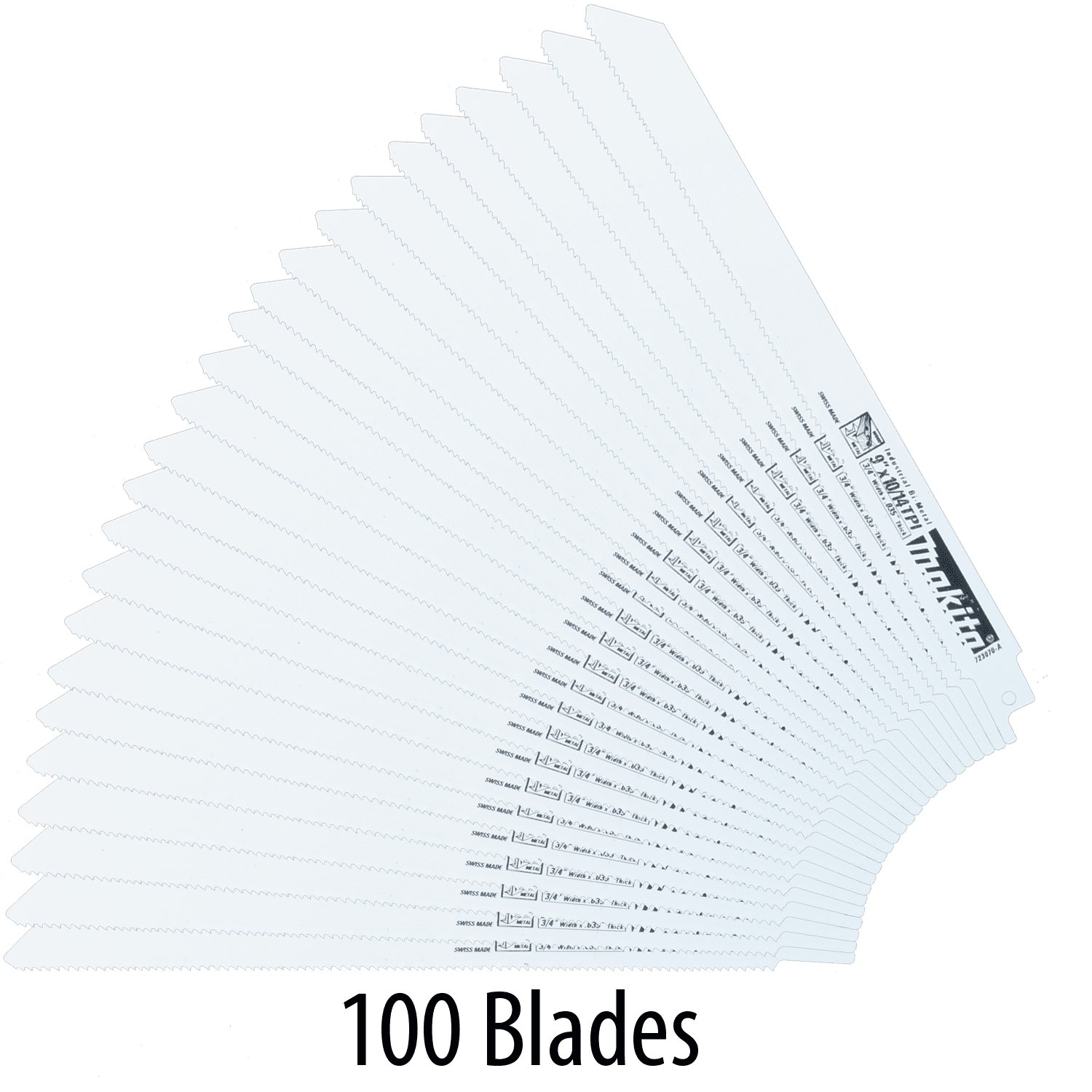 Picture of 9" All-Purpose Recipro Saw Blade, 10/14TPI, 100/pk