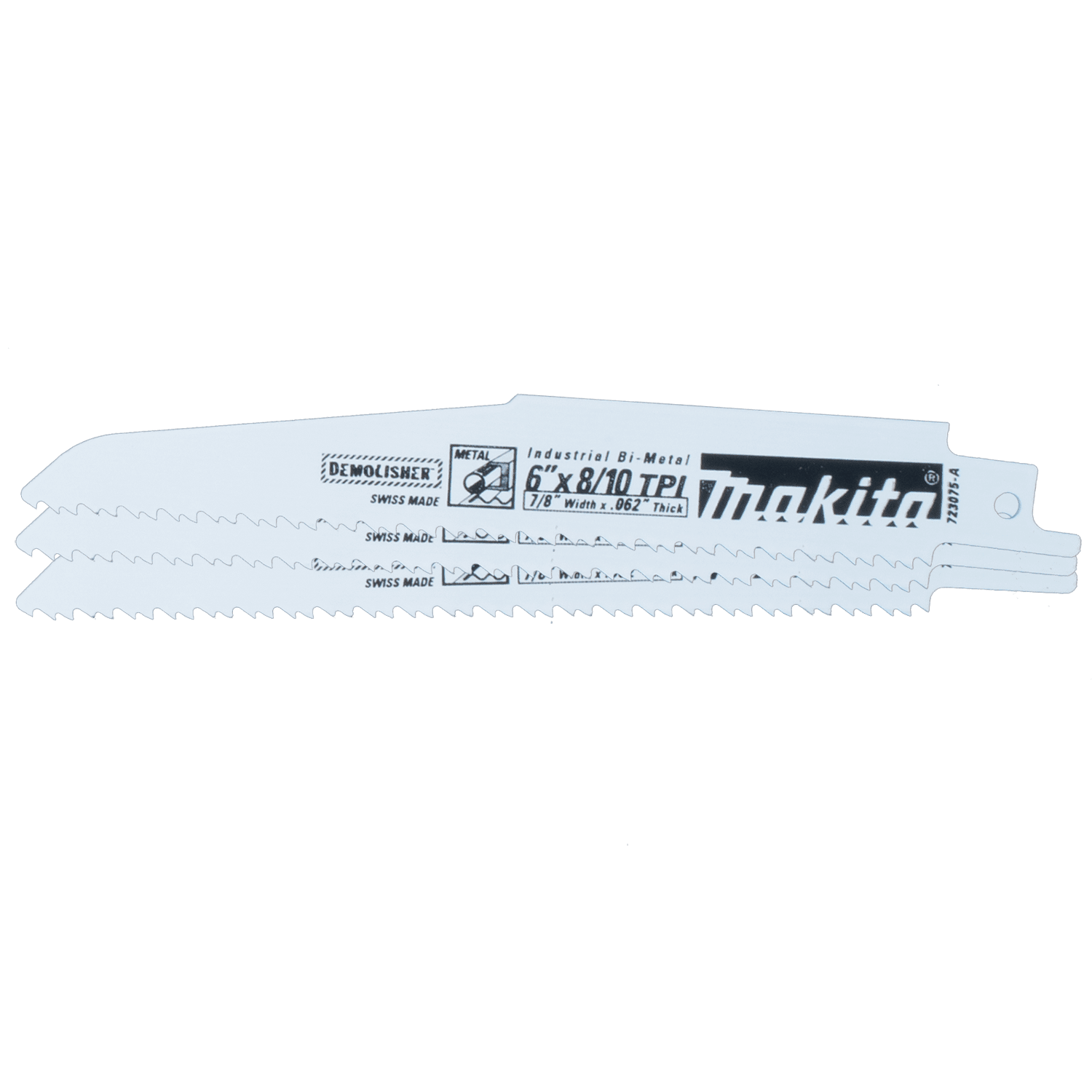 Picture of 6" Demolition Recipro Saw Blade, 8/10TPI, 3/pk