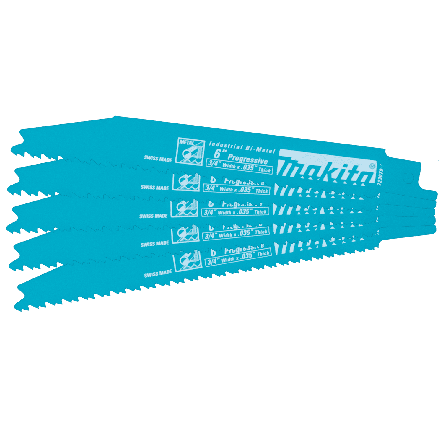 Picture of 6" Metal Cutting Recipro Saw Blade, Progressive, 5/pk