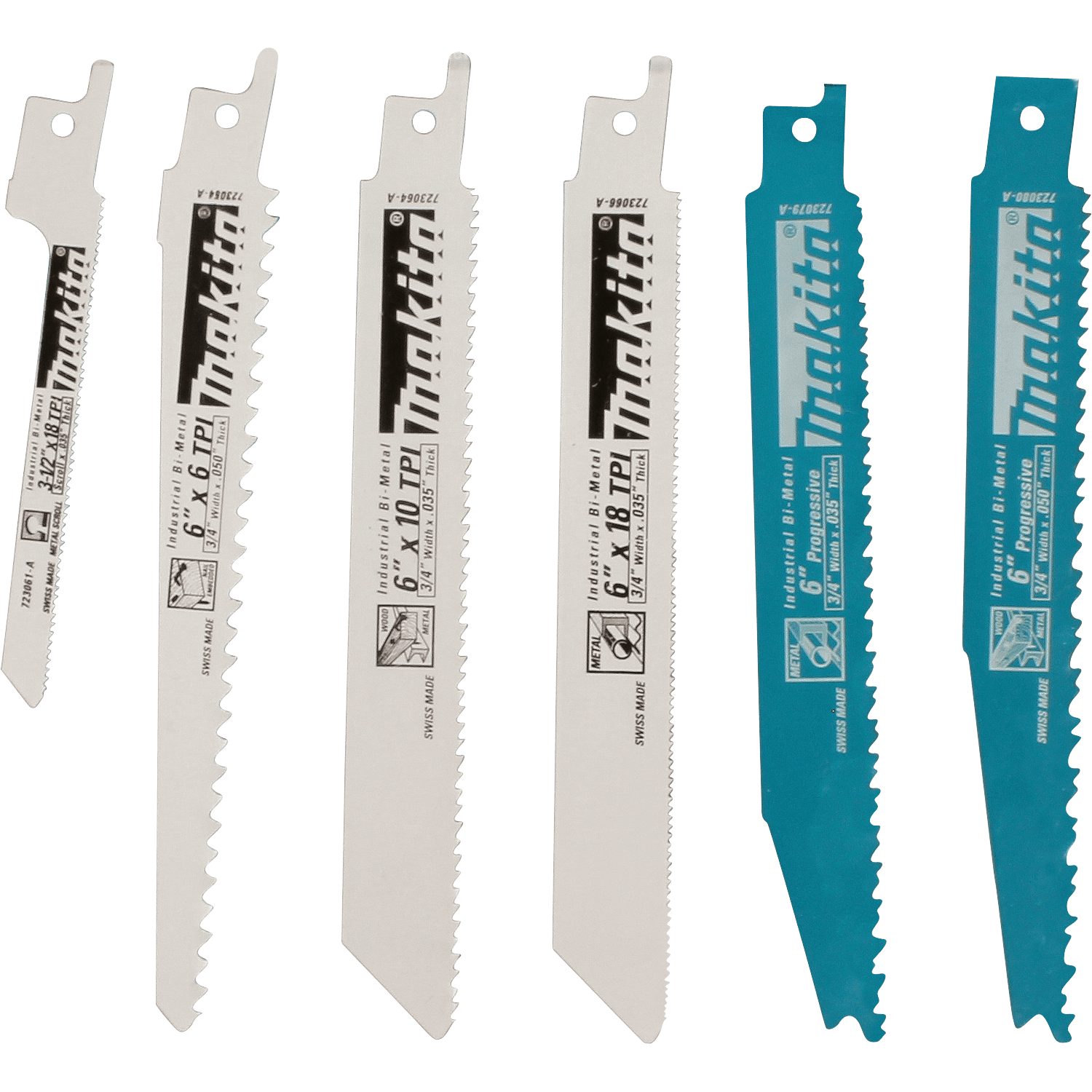 Picture of 6 Pc. Recipro Saw Blade Assortment Pack
