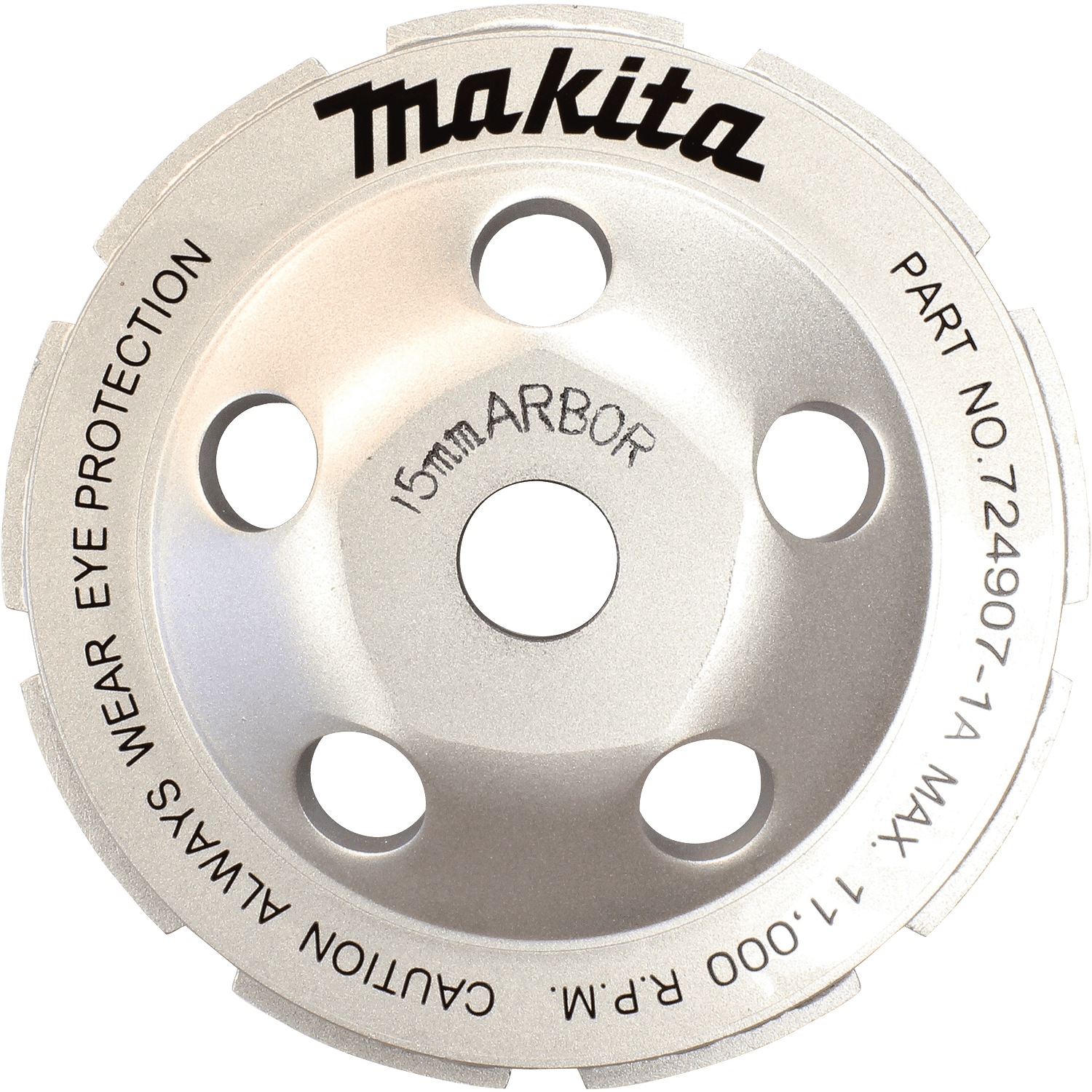 Picture of 4-3/8" Diamond Cup Wheel, Segmented Rim