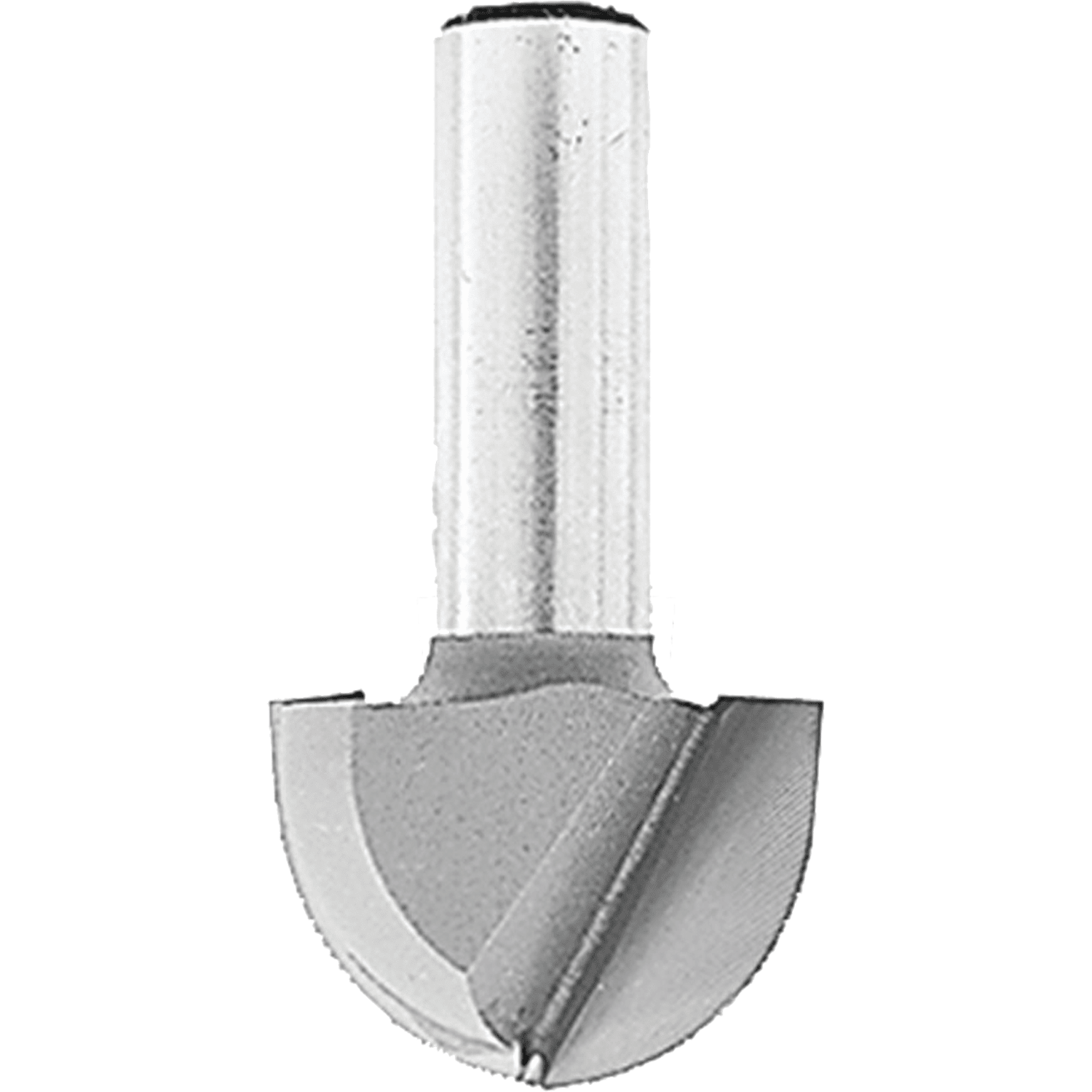 Picture of 3/8" Core Box, 2 Flute, C.T. Router Bit, 1/4" Shank, 1/4" Cut