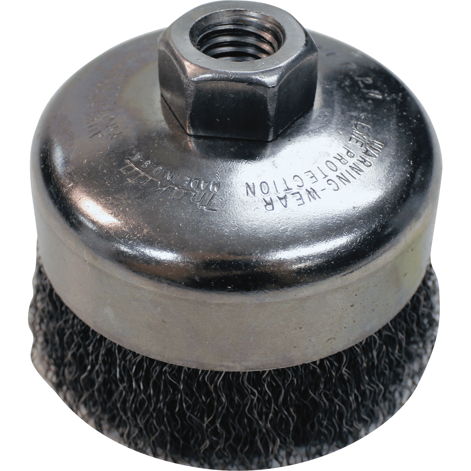 Picture of 4" Crimped Wire Cup Brush, 5/8"-11