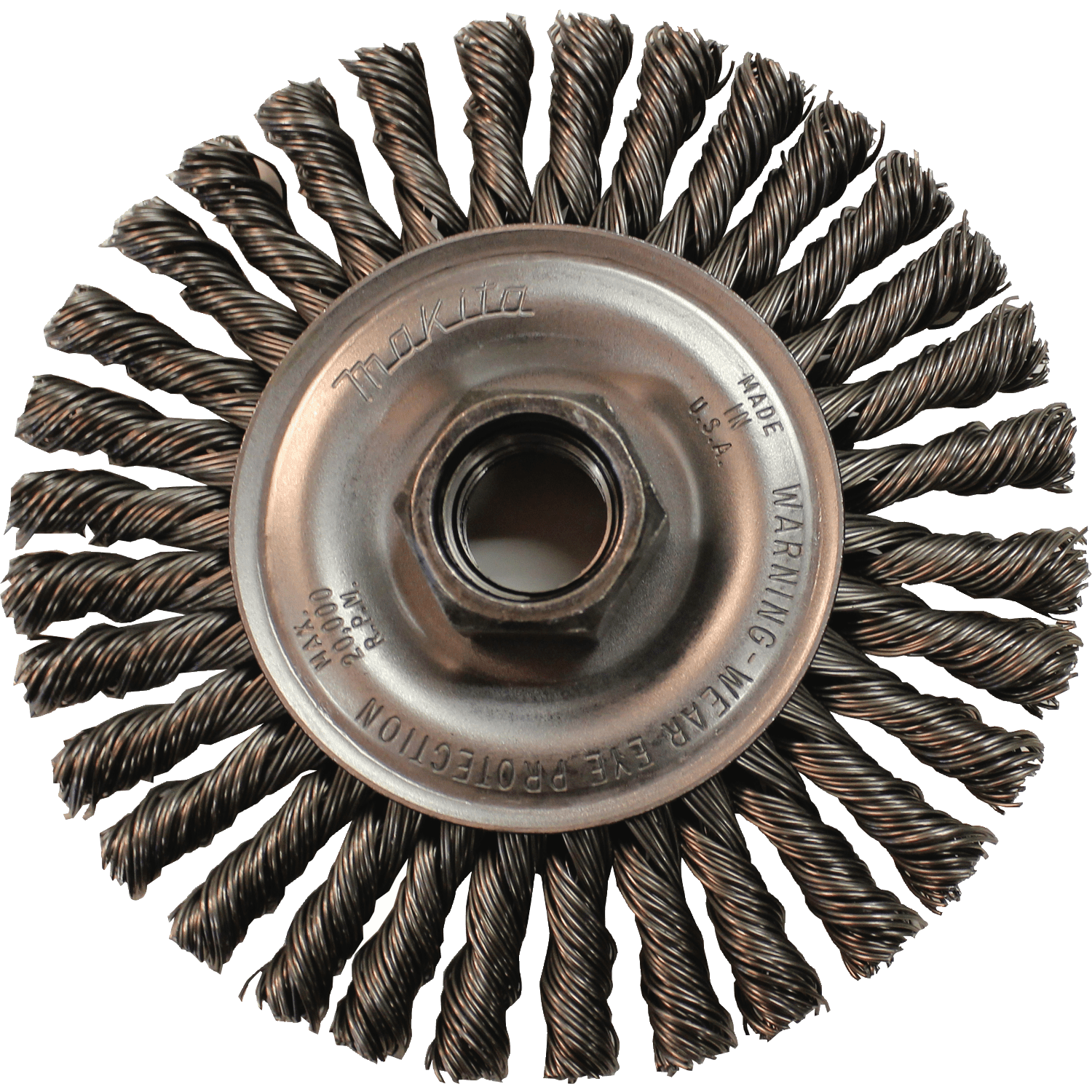 Picture of 4" Stringer Bead Twist Wire Wheel, 5/8"-11