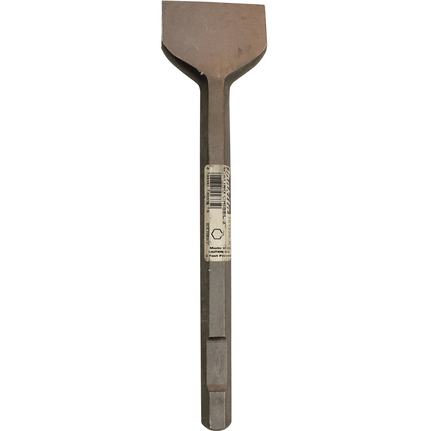 Picture of 3" x 12" Scaling Chisel, 3/4" Hex