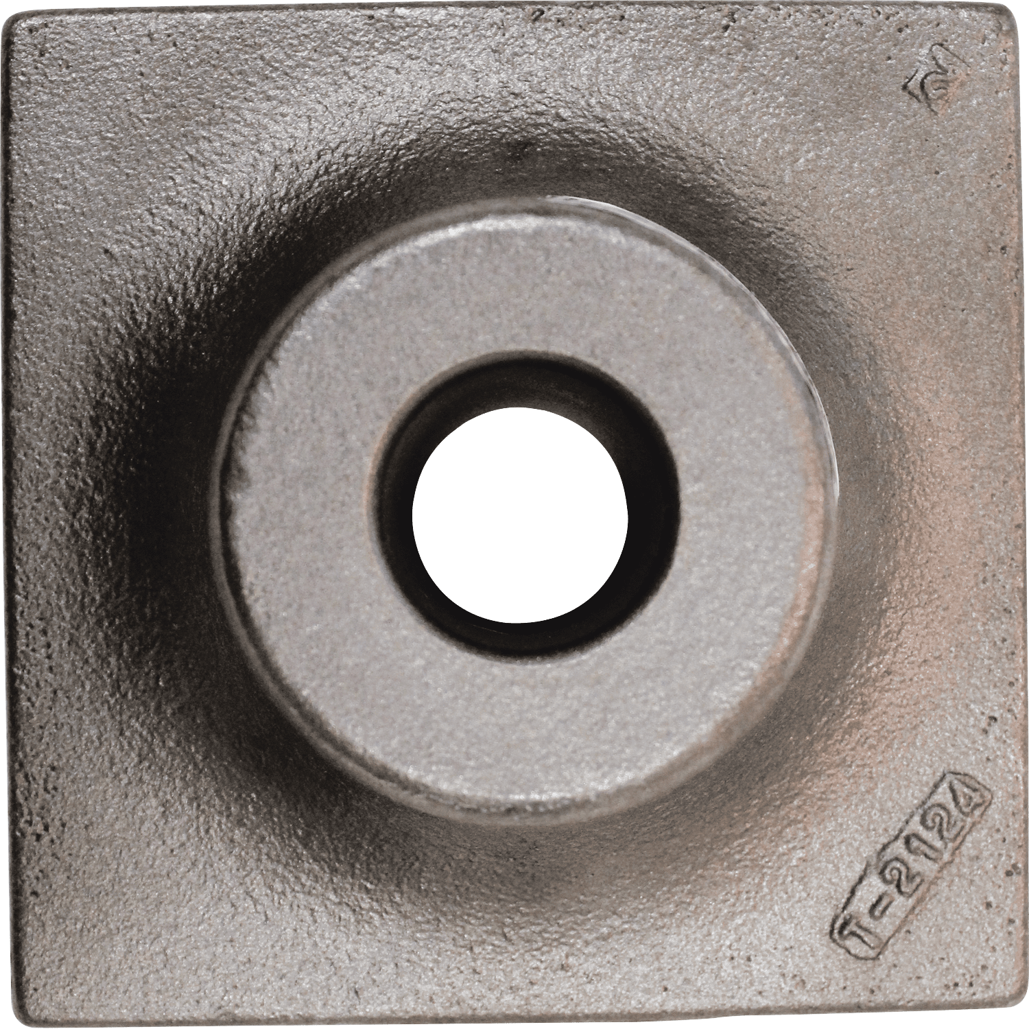 Picture of 6" x 6" Tamper Plate, 1-1/8" Hex