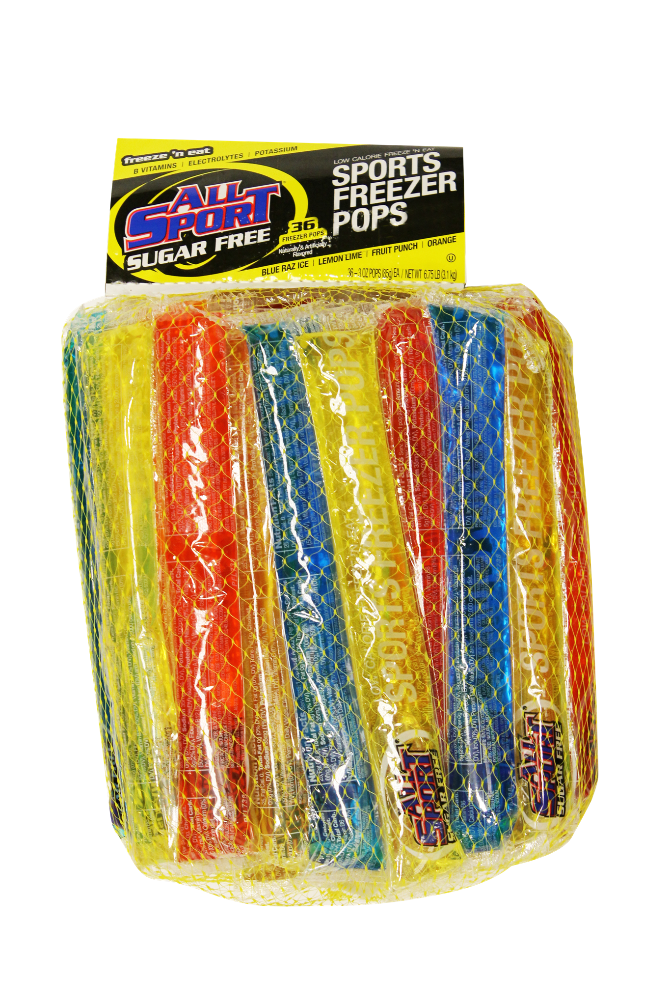 Picture of All Sport Freezer Pops 3oz./144pops - Variety