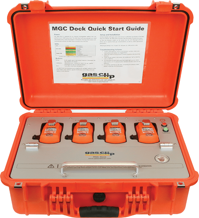Picture of Gas Detector Gas 4 Gas Clip Technologies - Docking Station Diffusion
