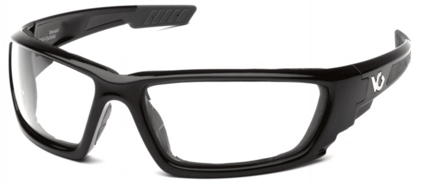 Picture of Safety Glasses Pyramex Brevard Lens Clear Frame Black Anti-Fog