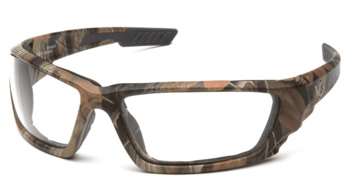 Picture of Safety Glasses Pyramex Brevard Lens Clear Frame Camouflage Anti-Fog