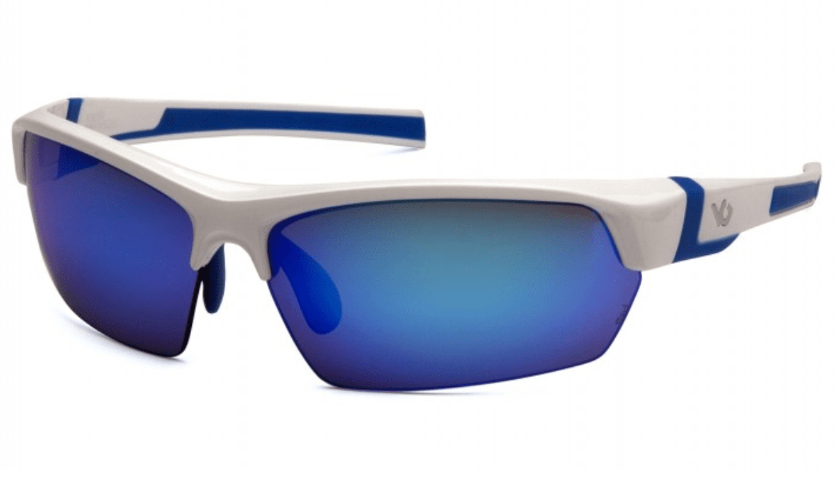 Picture of Safety Glasses Pyramex Tensaw Lens Blue Frame White Anti-Fog