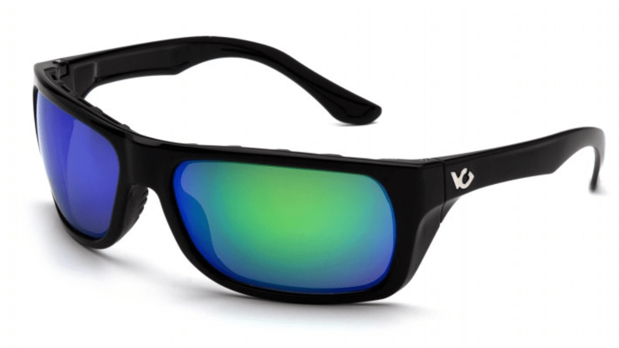 Picture of Safety Glasses Pyramex Vallejo Lens Green Frame Black Anti-Fog Polarized