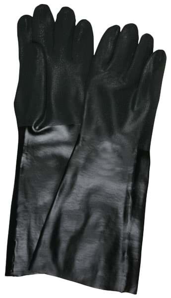 Picture of Glove Chemical PVC Rough Grip Black 18”