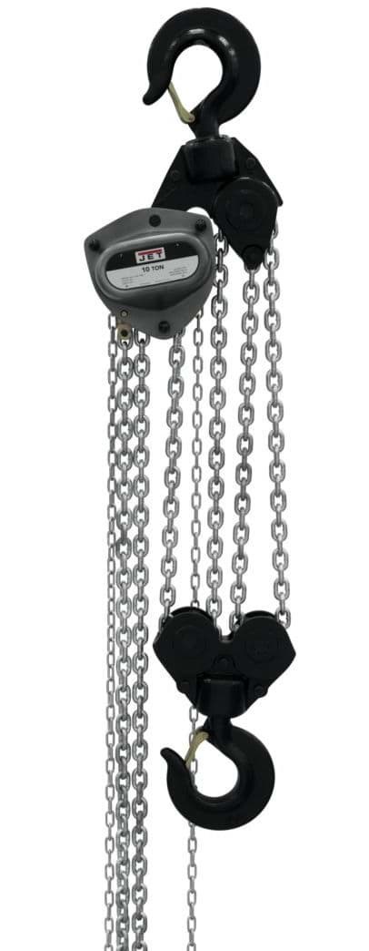 Picture of L-100-1000WO-20, 10-Ton Hand Chain Hoist With 20' Lift & Overload Protection