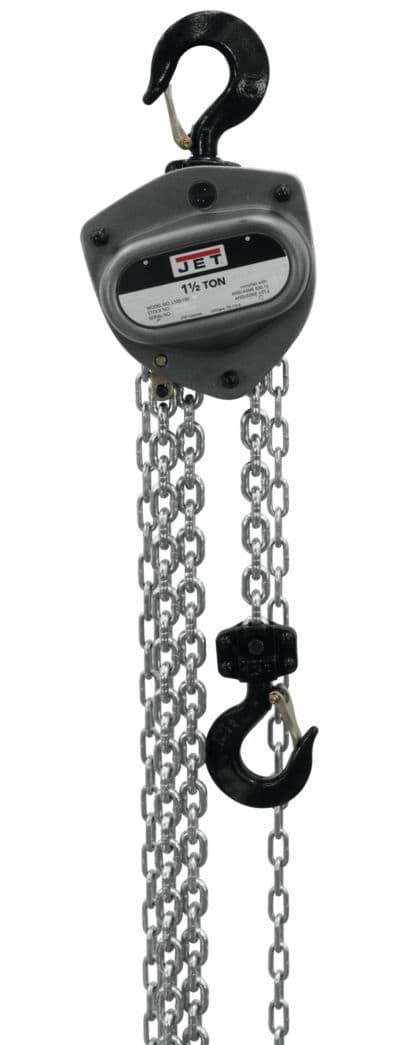Picture of L-100-150WO-20, 1-1/2 Ton Hand Chain Hoist With 20' Lift & Overload Protection