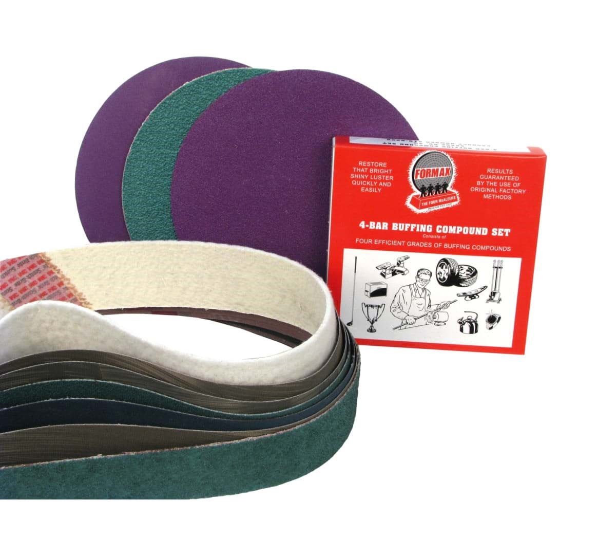 Picture of Metalworking Belt and Disc Starter Kit for the Jet Grinder with Multitool Attachment