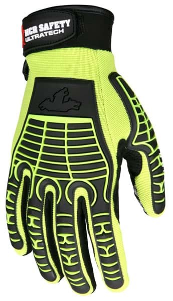 Picture of Glove MCR UltraTech Top Lime Palm Silicone Wrist Adjustable - XL