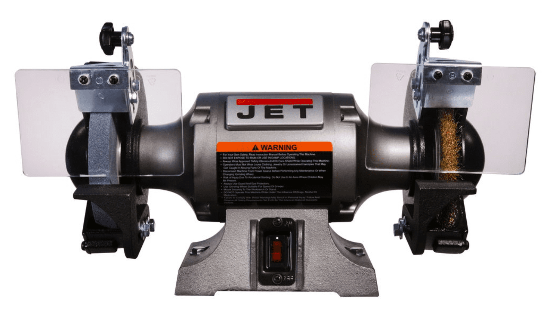 Picture of JBG-6W Shop Grinder with Grinding Wheel and Wire Wheel