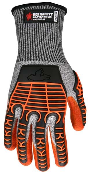 Picture of Glove MCR UltraTech Top Salt and Pepper Palm Nitrile Wrist Adjustable - XL
