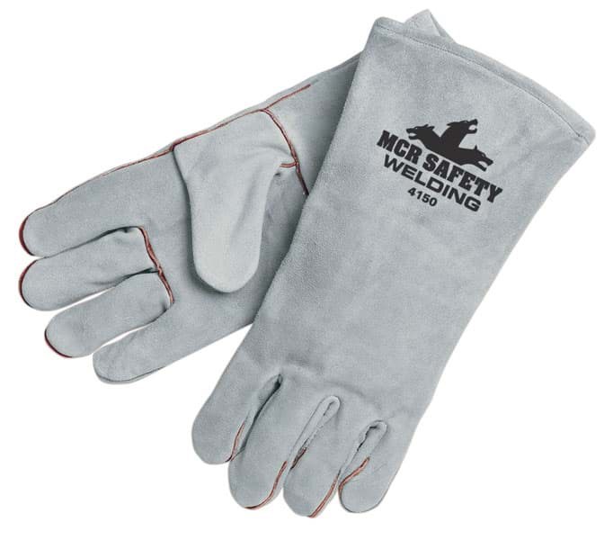 Picture of Glove Welding Leather Grey