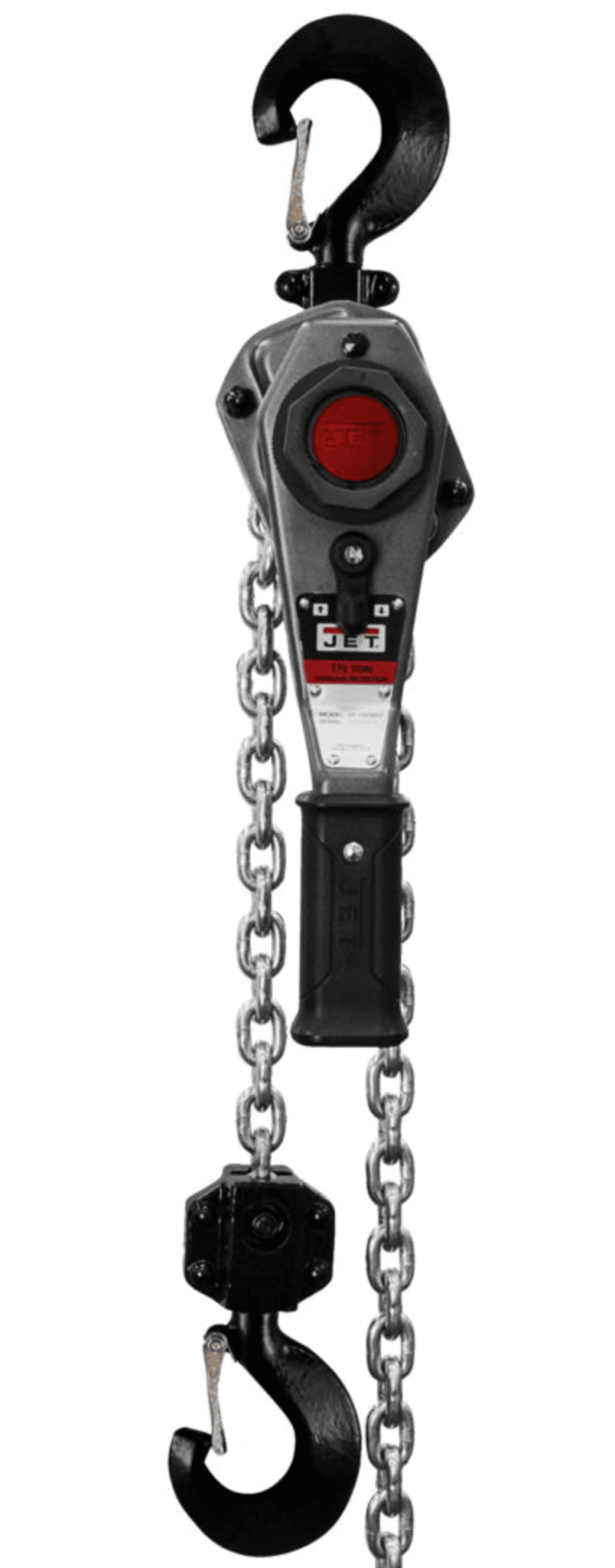 Picture of JLH Series 1-1/2 Ton Lever Hoist, 5' Lift with Overload Protection & Shipyard Hooks