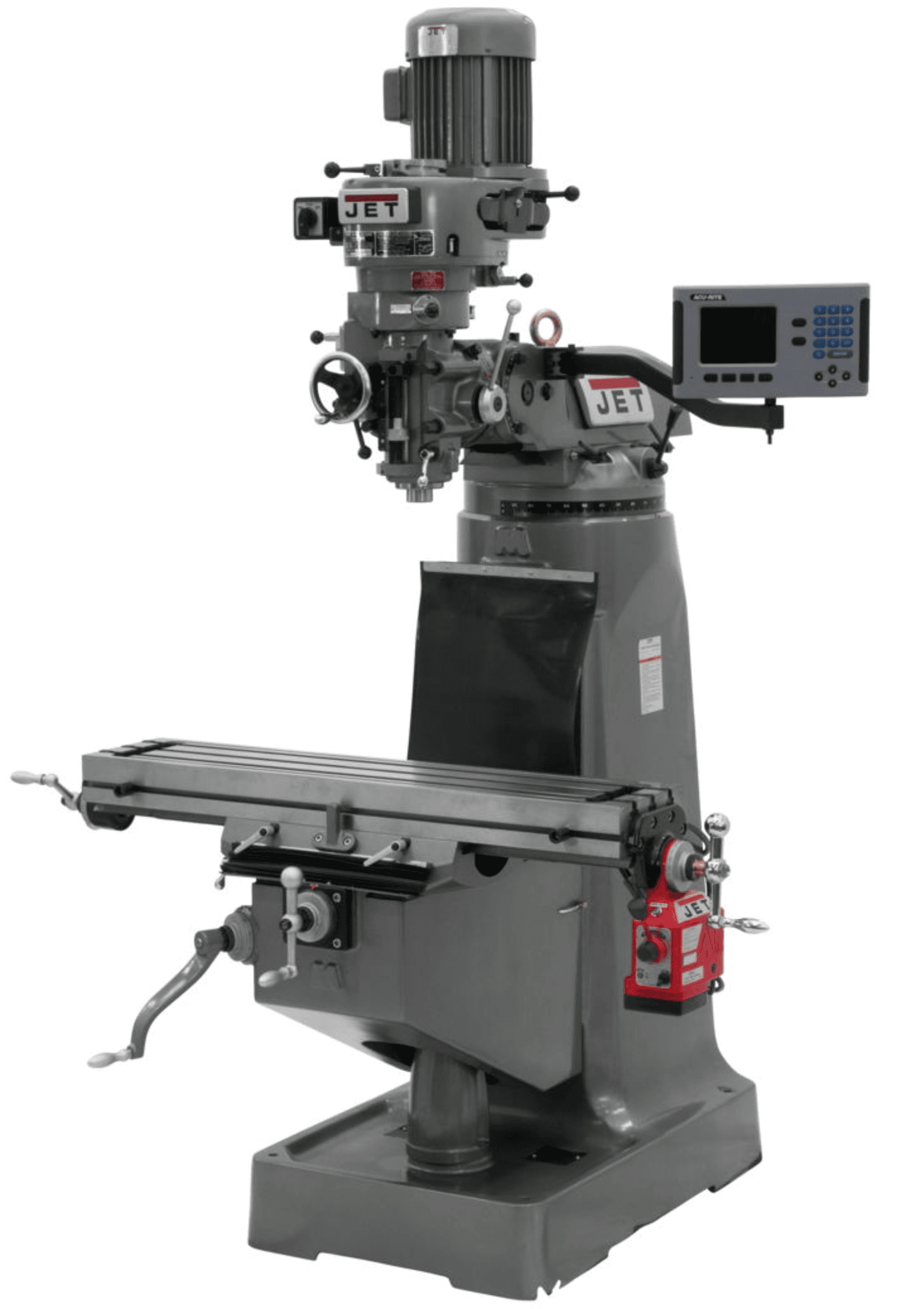 Picture of JTM-2 Mill with 203 3-AXIS QUILL DRO & X-TPFA