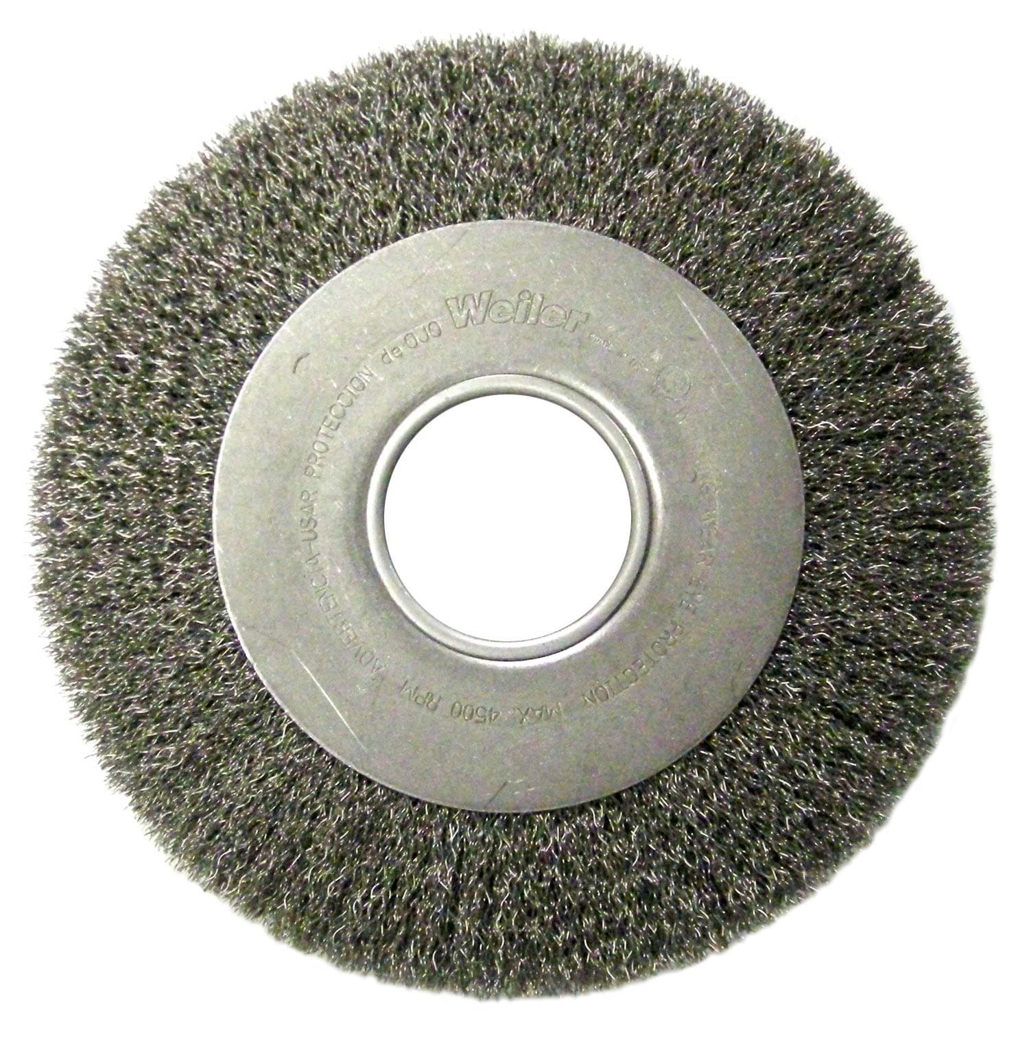 Picture of 8" Medium Face Crimped Wire Wheel, .0118" Steel Fill, 2" Arbor Hole