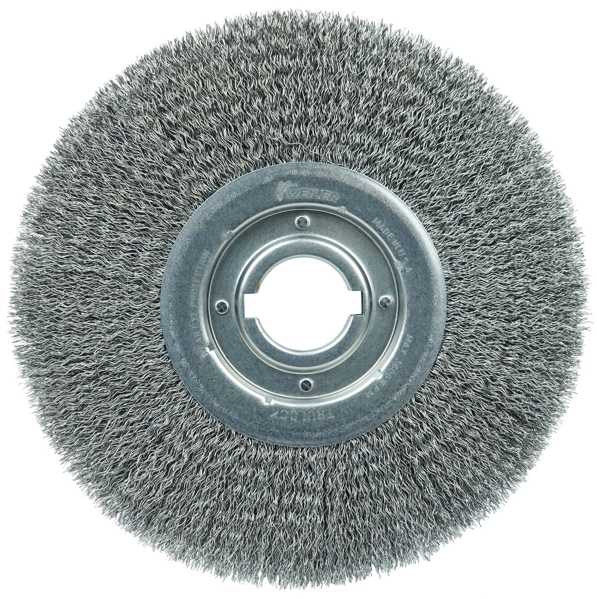 Picture of 12" Medium Face Crimped Wire Wheel, .020" Steel Fill, 2" Arbor Hole