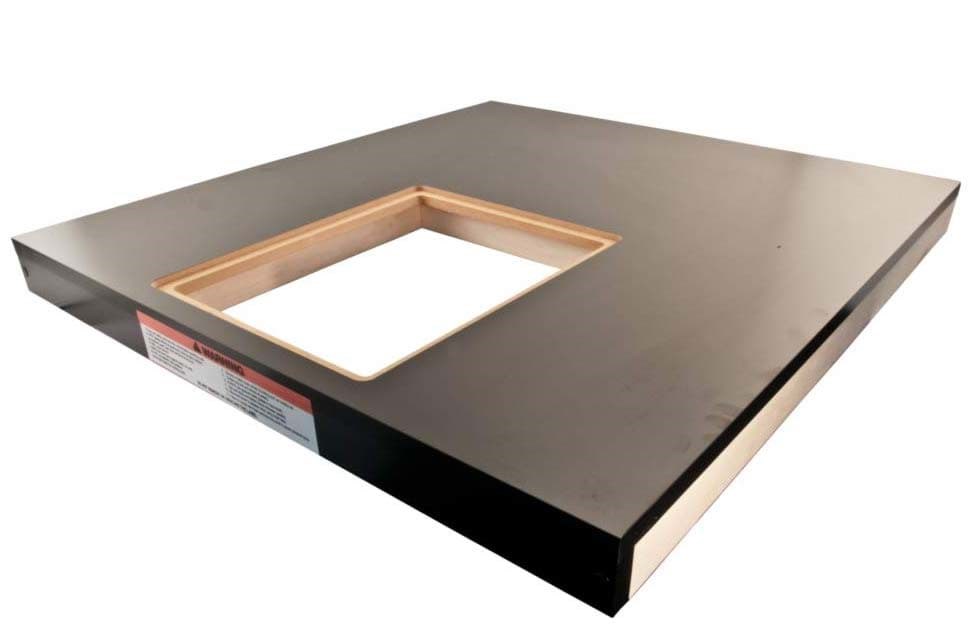 Picture of Wood Extension Table, 30-1/2" x 33" with Router Cutout, for PM2000