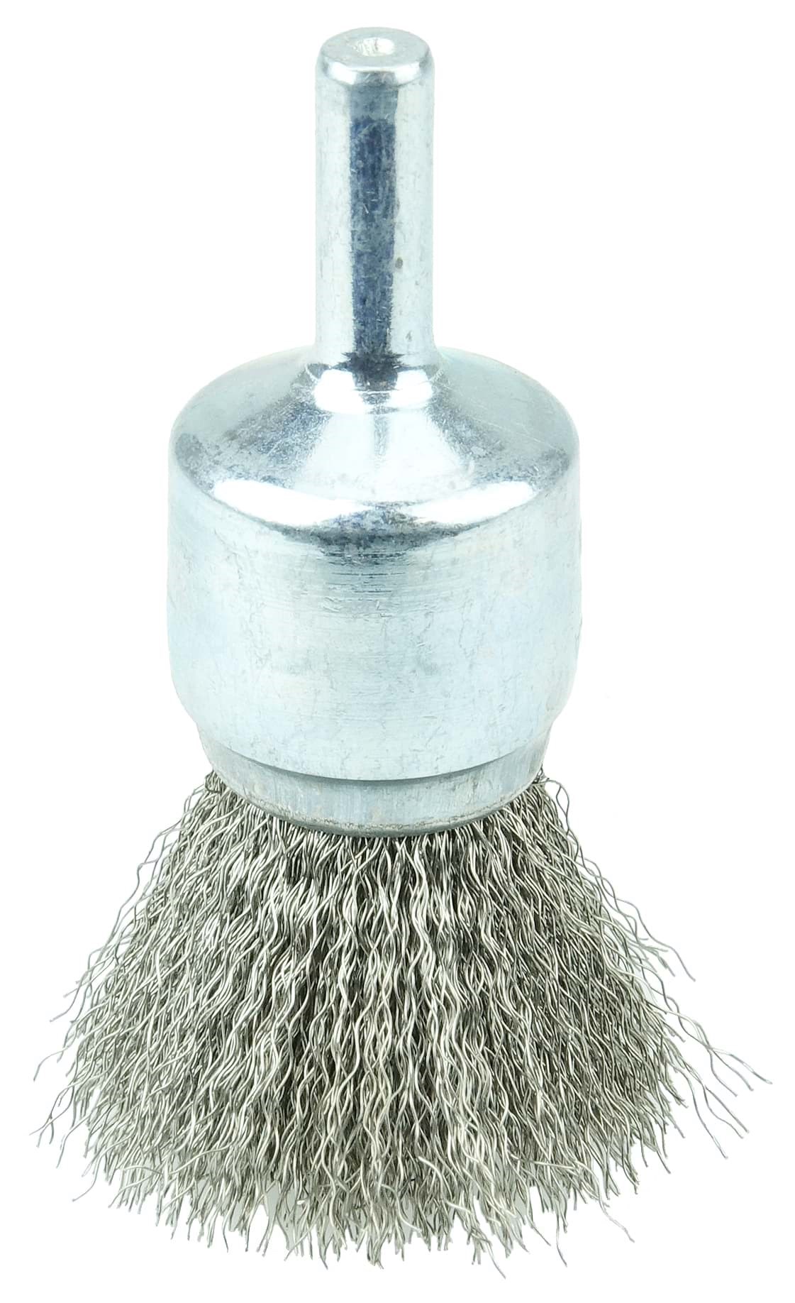 Picture of Crimped Wire End Brush 3/4", .006" Stainless Steel Fill