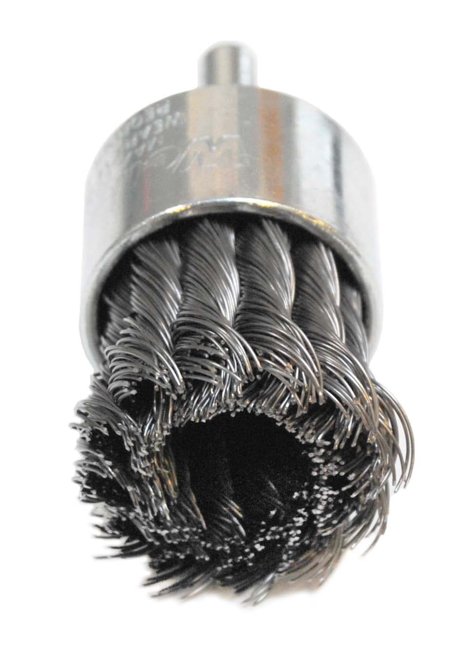 Picture of 1-1/8" Knot Wire End Brush, .014" Steel Fill