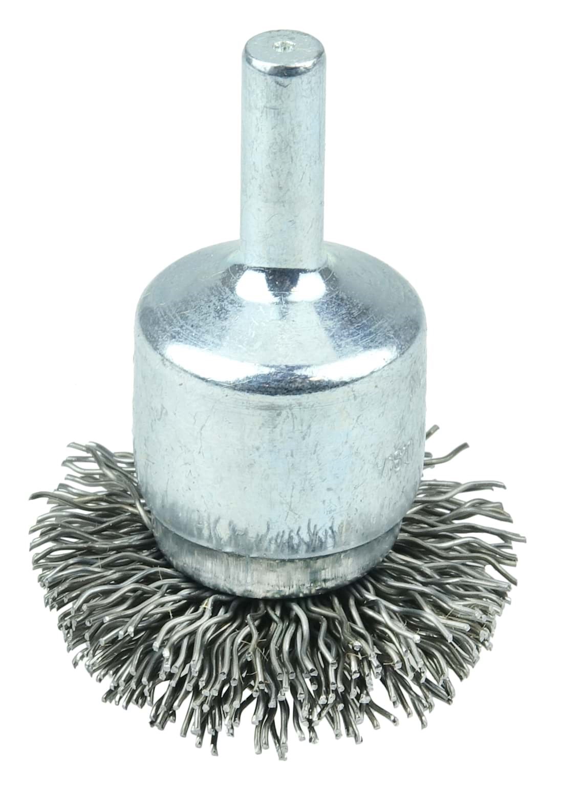 Picture of 1-1/2" Circular Flared Crimped Wire End Brush, .020" Steel Fill