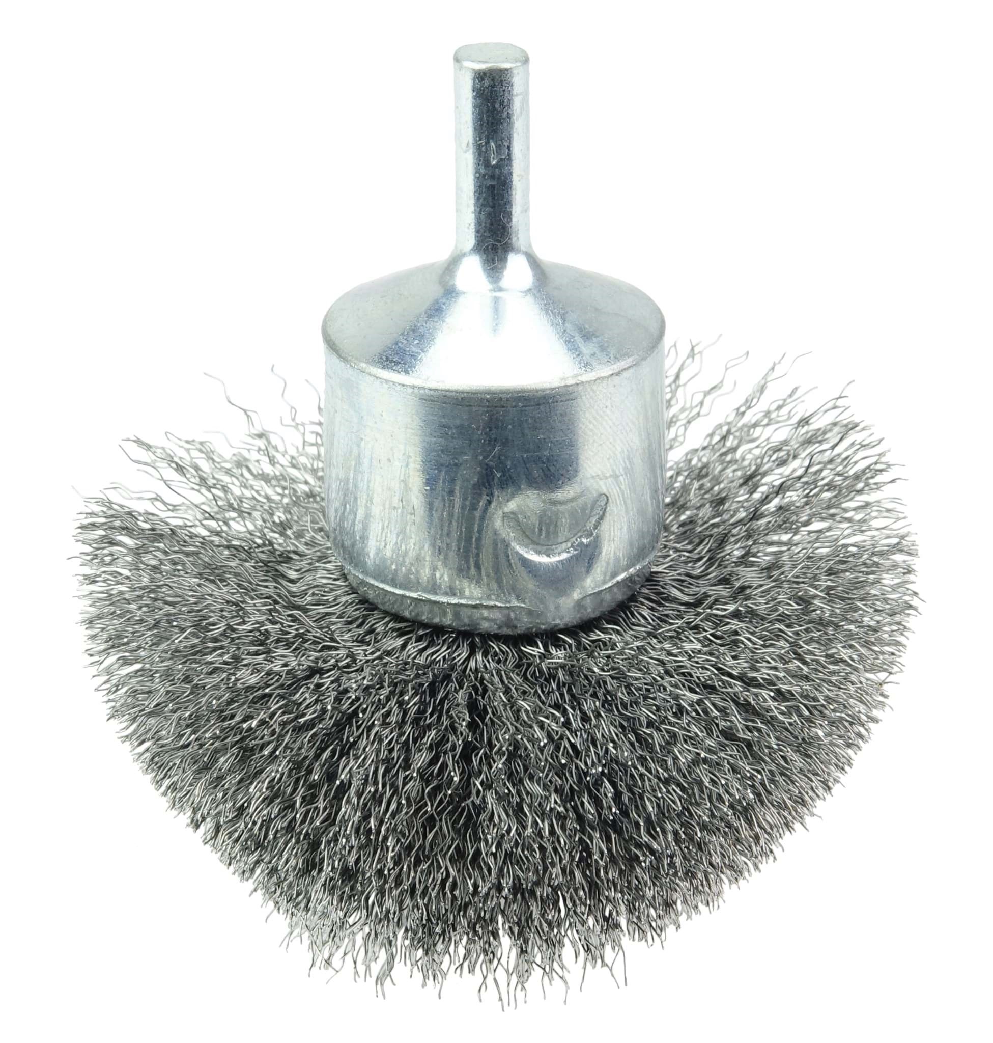 Picture of 2-3/4" Circular Flared Crimped Wire End Brush, .008" Steel Fill