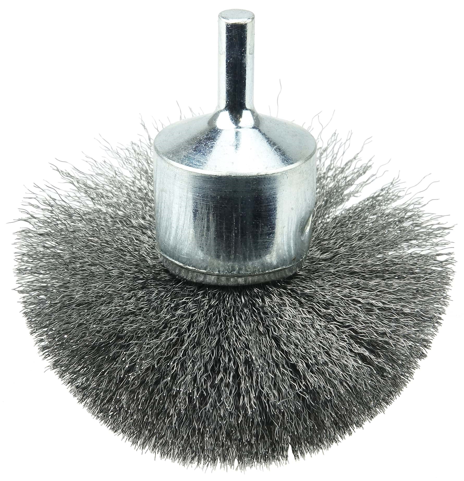 Picture of 3" Circular Flared Crimped Wire End Brush, .008" Steel Fill