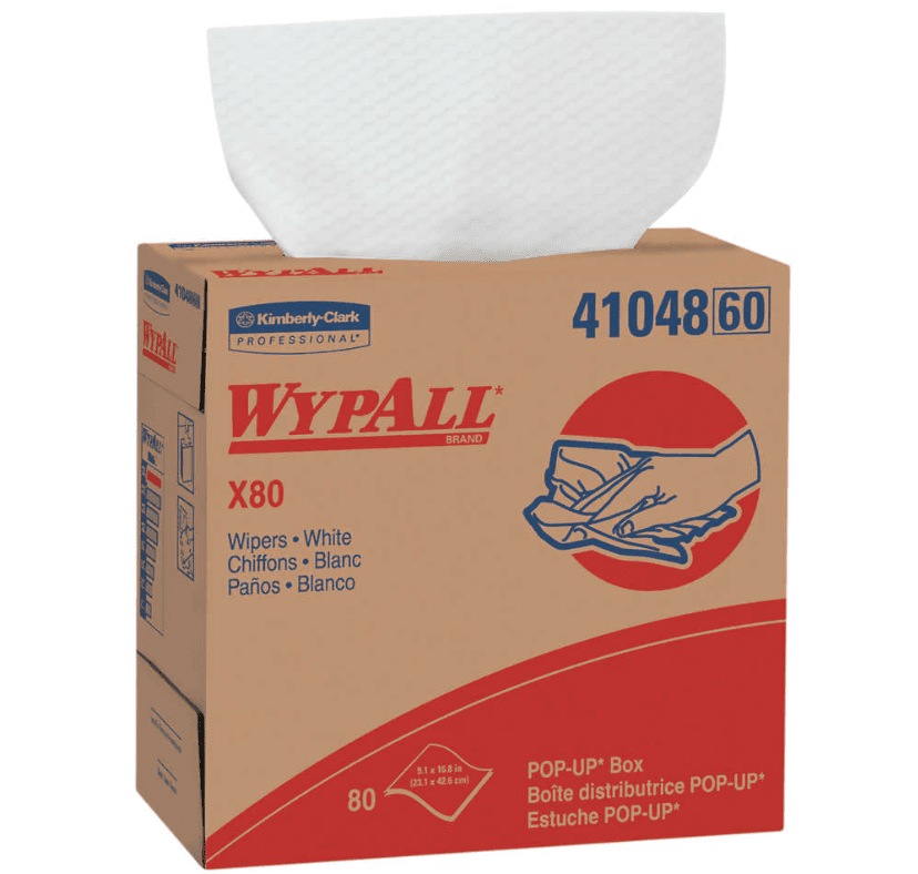 Picture of Shop Towel X80 Box Sheet 80 Wypall – White
