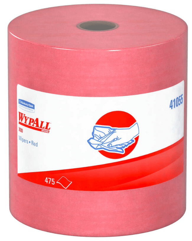 Picture of Shop Towel X80 Roll Sheet 475 Wypall – Red 